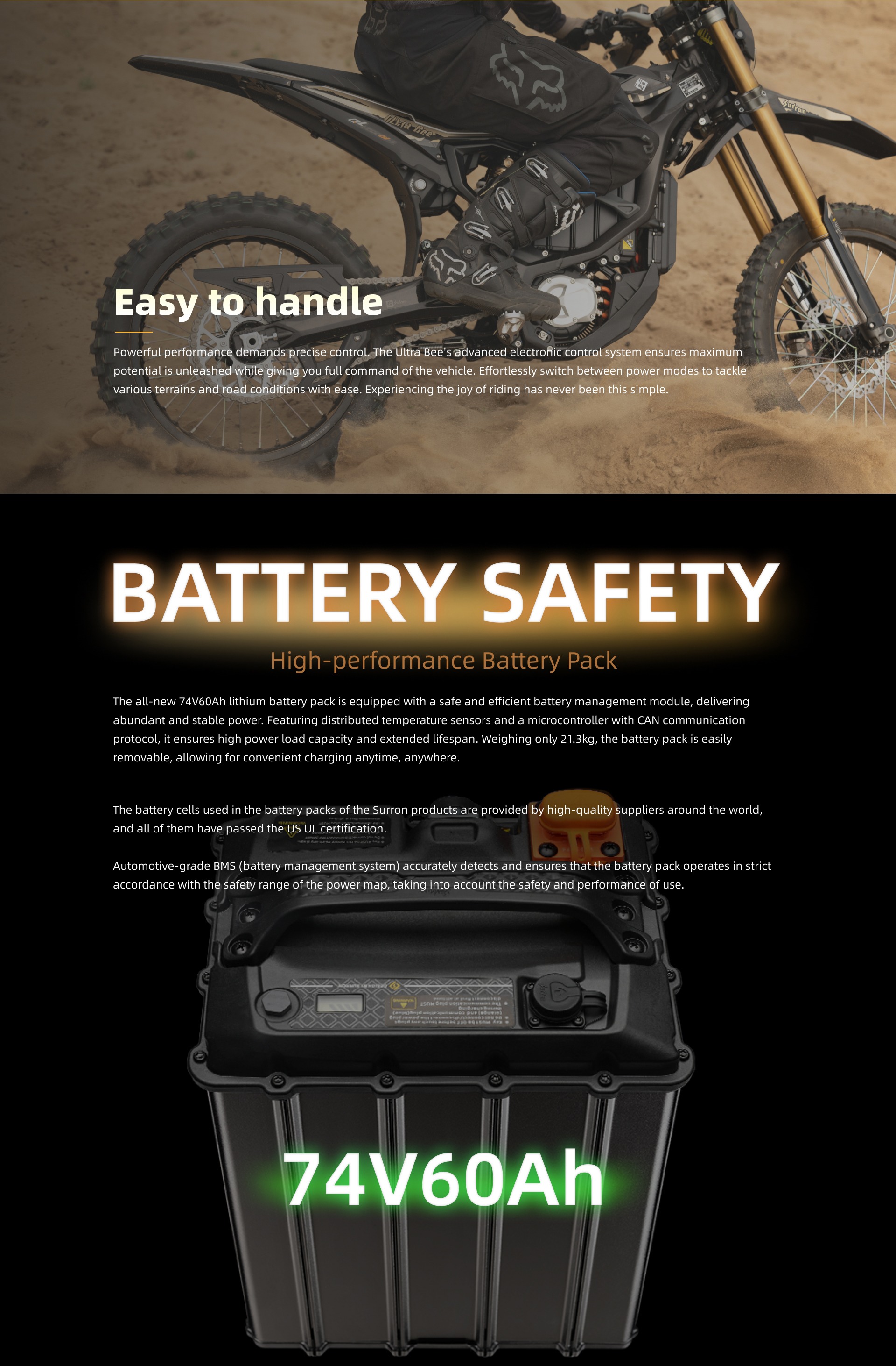 Surron Ultra Bee HP Brakes